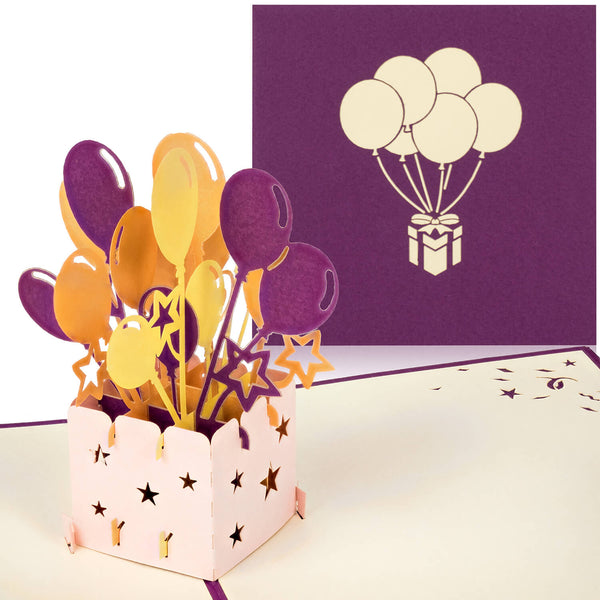Carte pop-up Box Box (Violet)