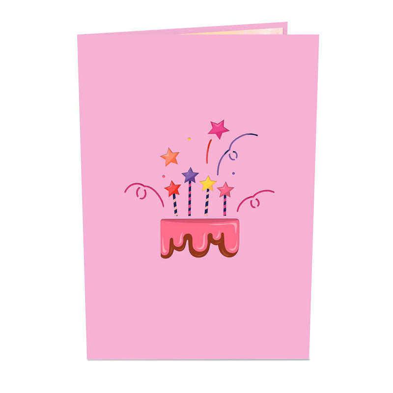 Happy Birthday (Pink) Pop-Up Karte