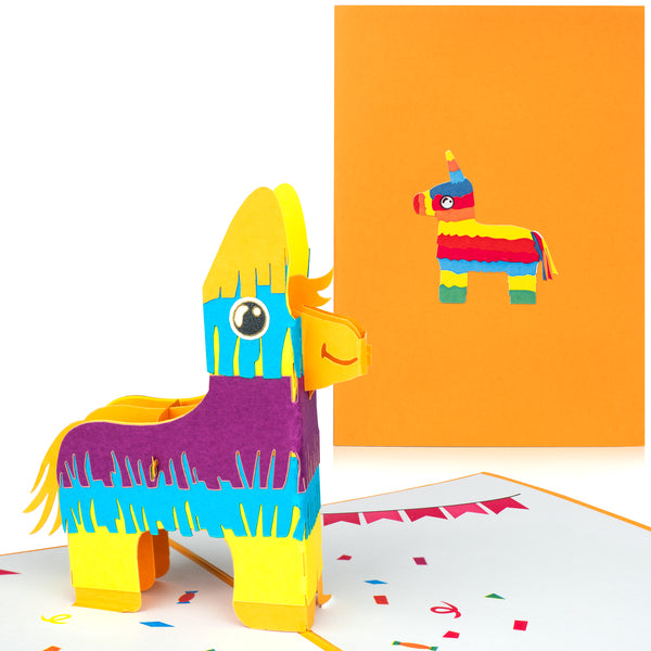 Carte pop-up piñata