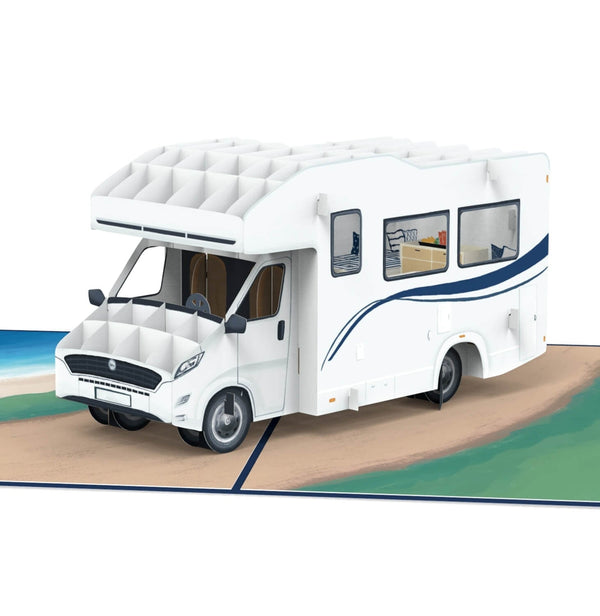 Carte pop-up de camping-car
